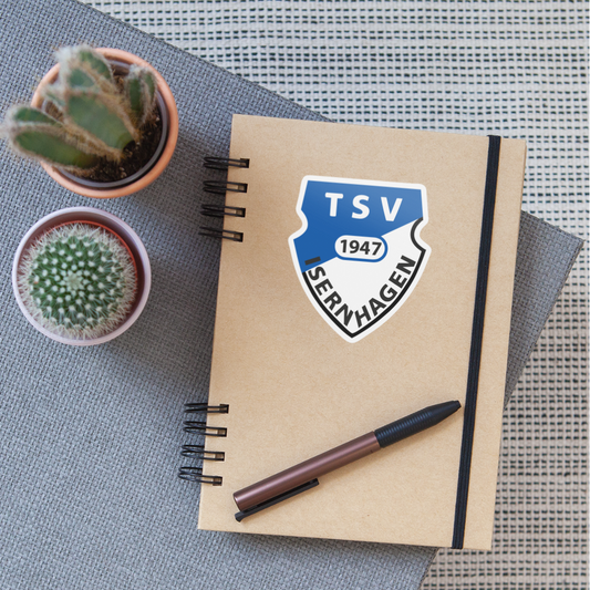 TSV Isernhagen großer Sticker 10x10cm - Mattweiß