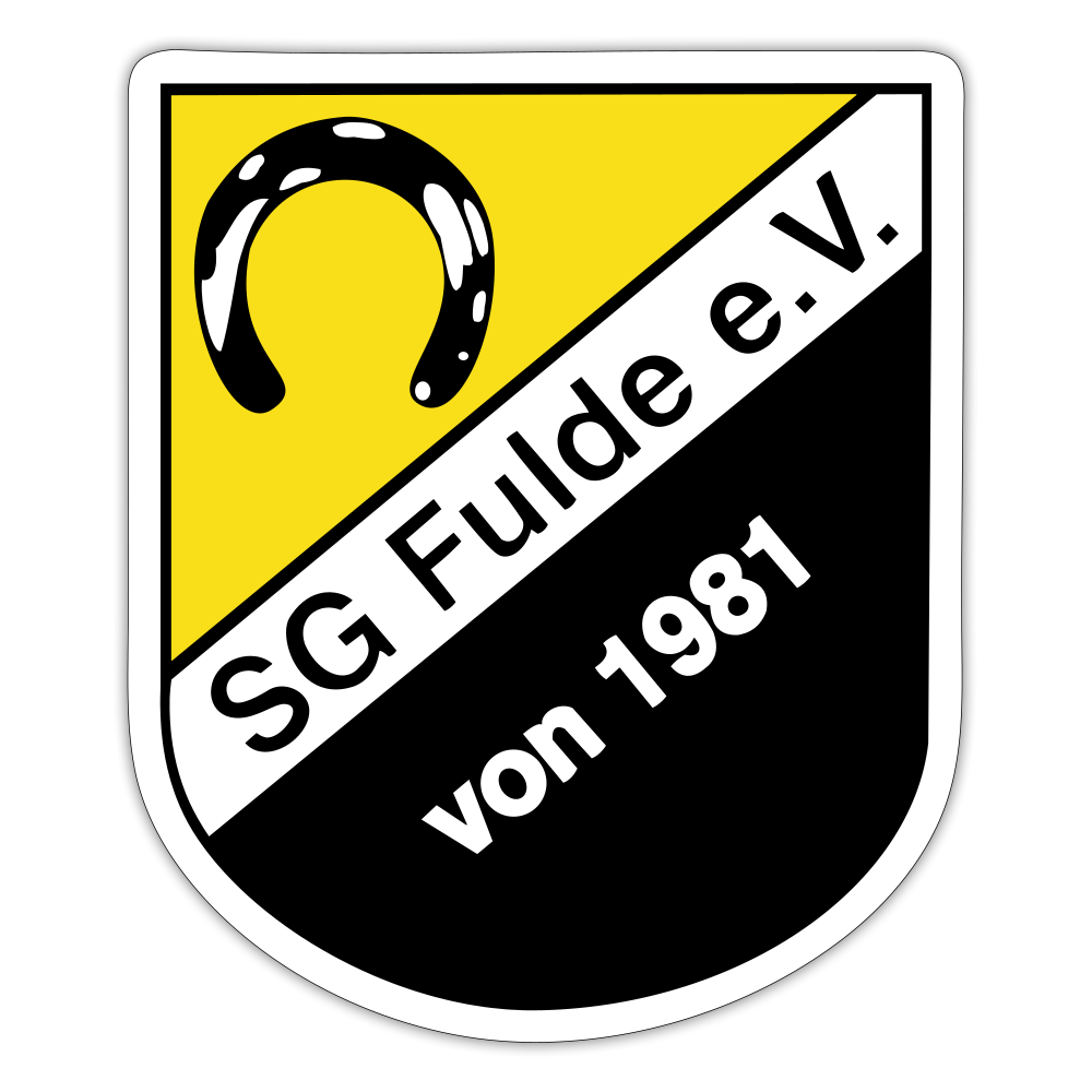 SG Fulde gro0er Sticker 10x10cm - Mattweiß