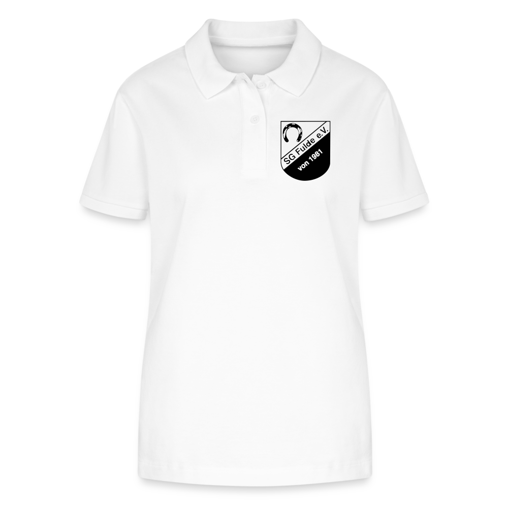 SG Fulde Frauen Bio-Poloshirt flex - Weiß