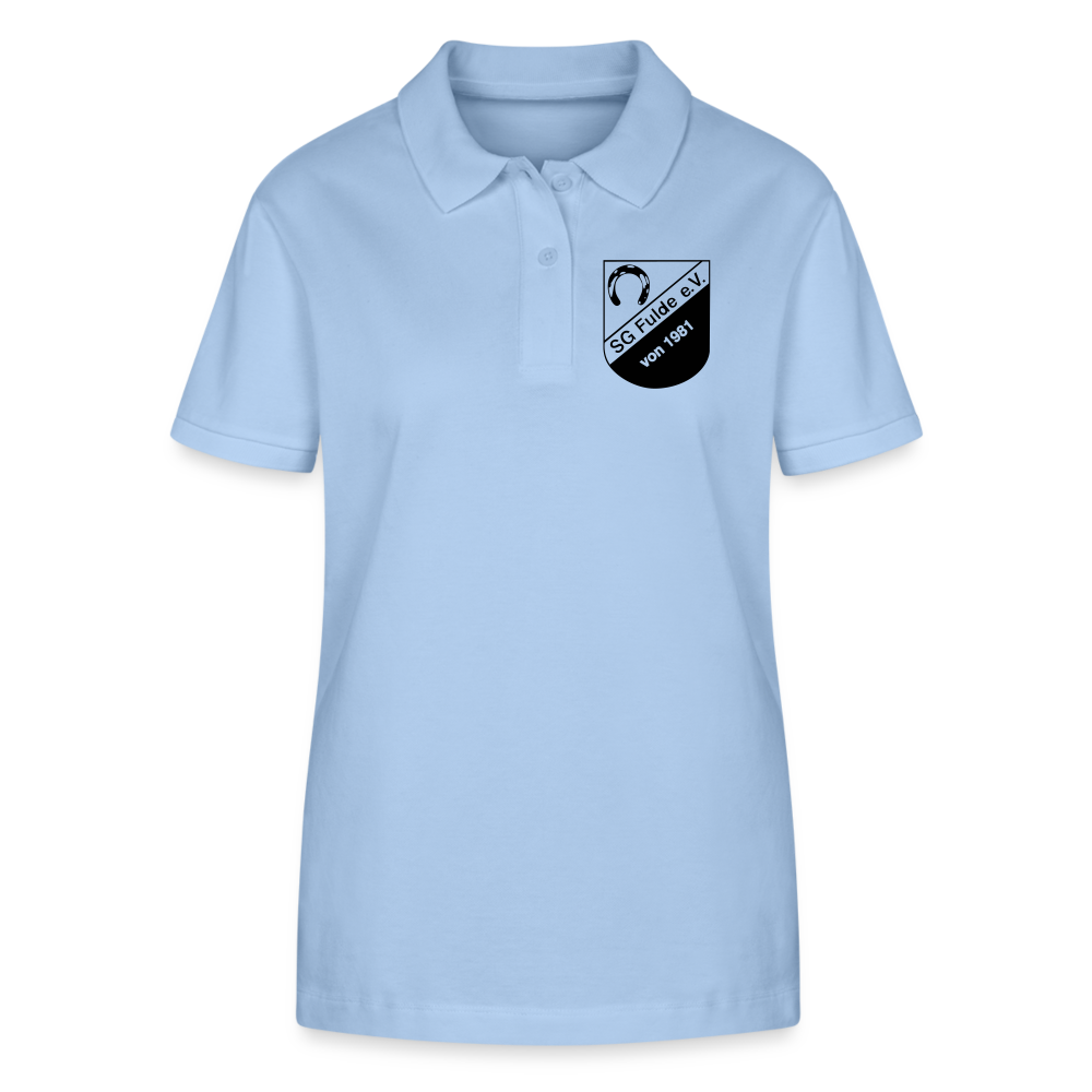 SG Fulde Frauen Bio-Poloshirt flex - sky Blue