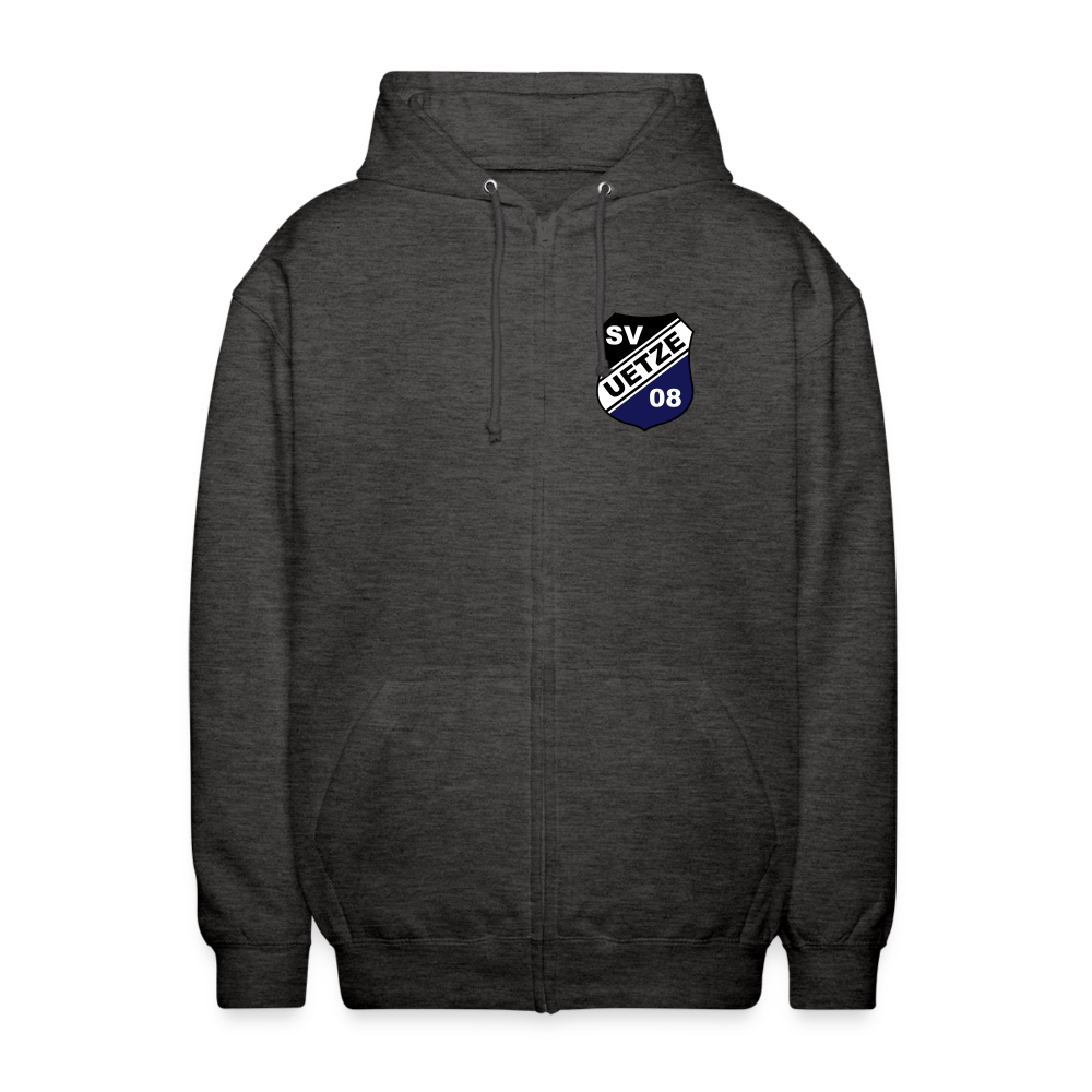 SV Uetze 08 Unisex Kapuzenjacke Logo flex - Anthrazit