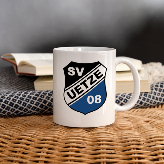 SV Uetze Logo Tasse - Weiß