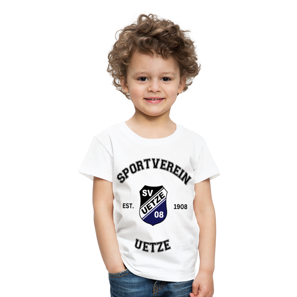 SV Uetze 08 Kinder Premium T-Shirt flex - Weiß