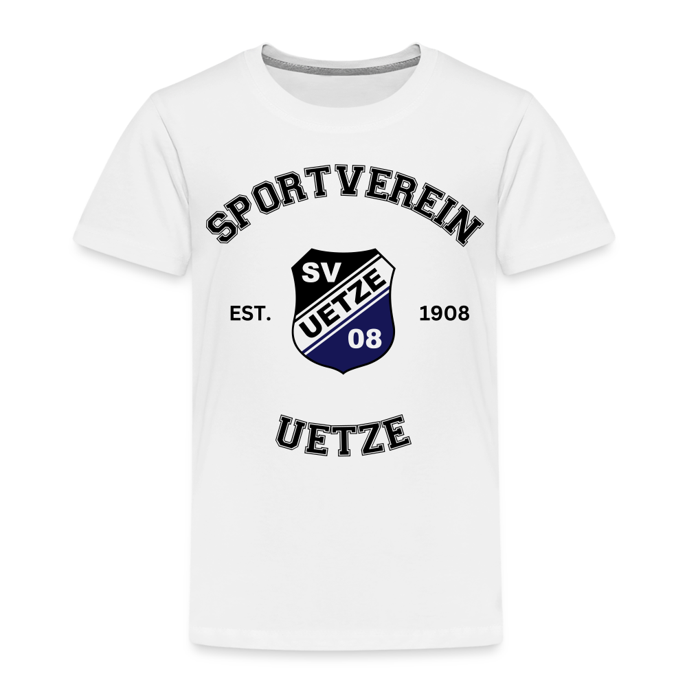 SV Uetze 08 Kinder Premium T-Shirt flex - Weiß