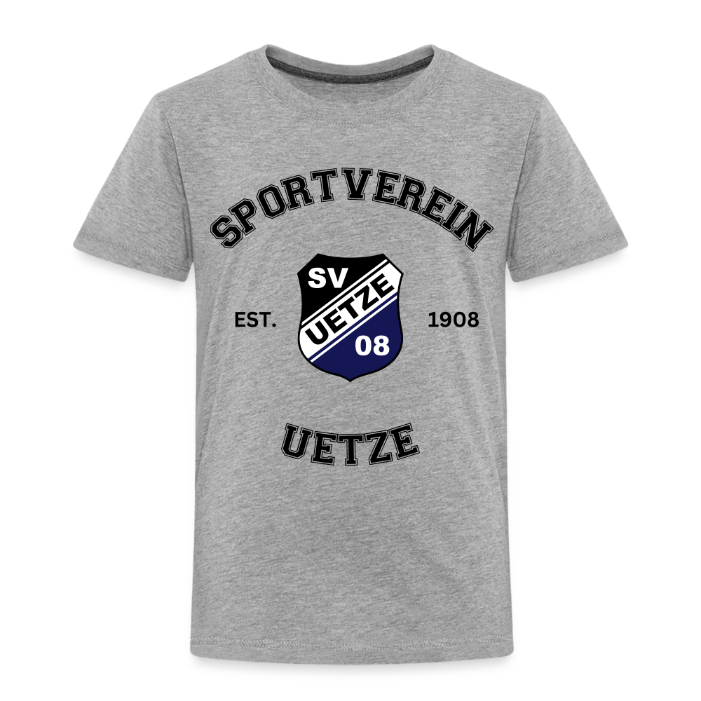 SV Uetze 08 Kinder Premium T-Shirt flex - Grau meliert