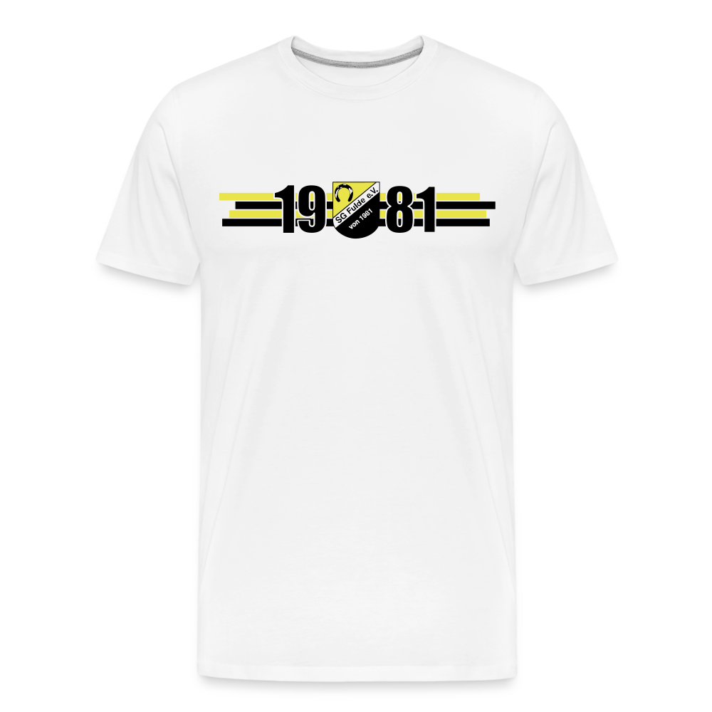 SG Fulde Tradition seit 1981 Premium T-Shirt flex - Weiß