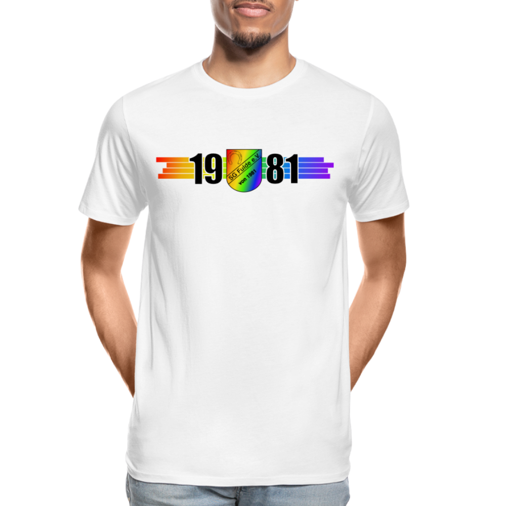 SG Fulde für Vielfalt unisex Premium Bio T-Shirt - Weiß