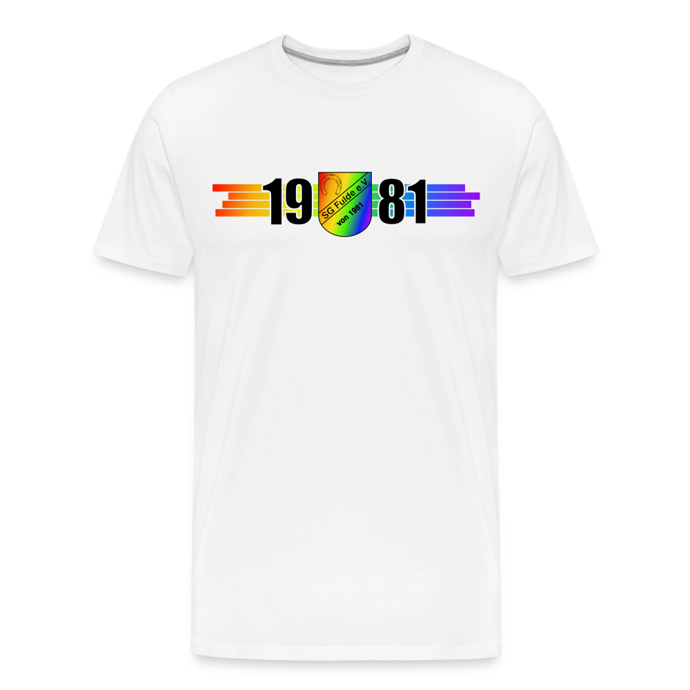 SG Fulde für Vielfalt unisex Premium Bio T-Shirt - Weiß