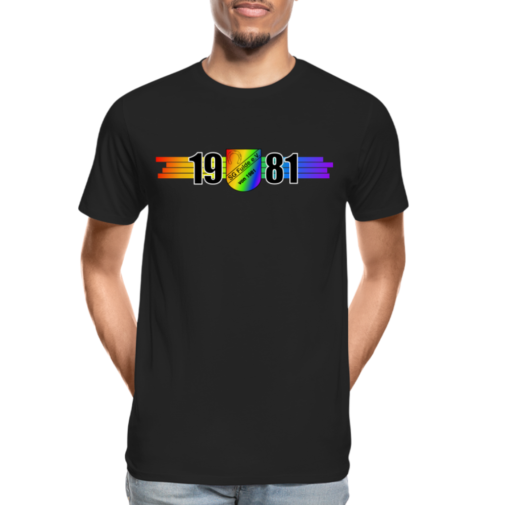 SG Fulde für Vielfalt unisex Premium Bio T-Shirt - Schwarz
