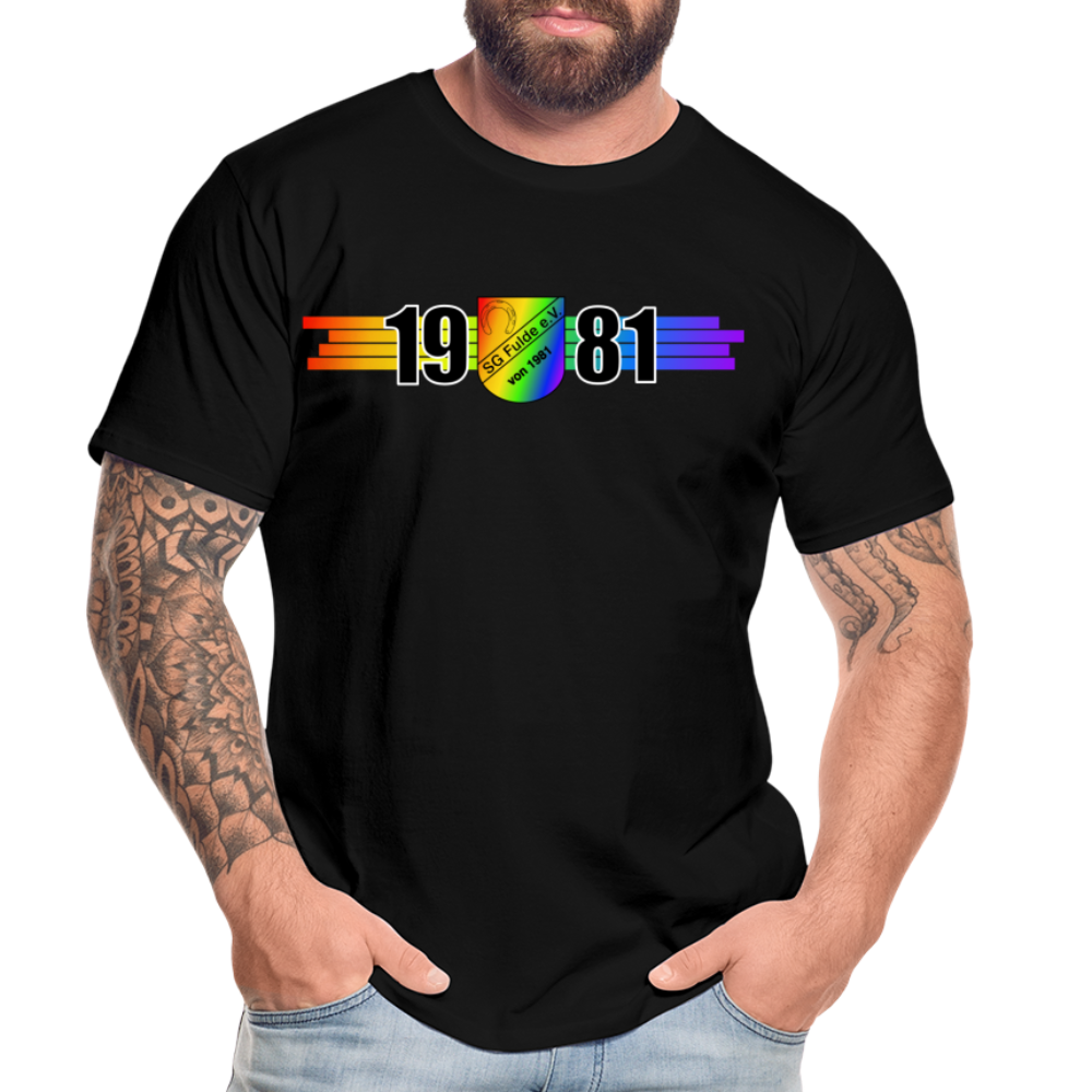 SG Fulde für Vielfalt unisex Premium Bio T-Shirt - Schwarz