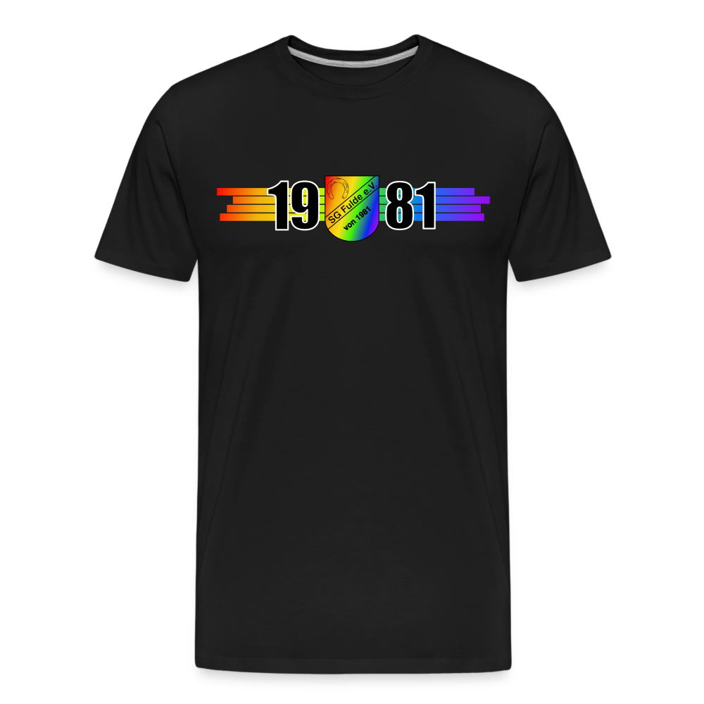 SG Fulde für Vielfalt unisex Premium Bio T-Shirt - Schwarz