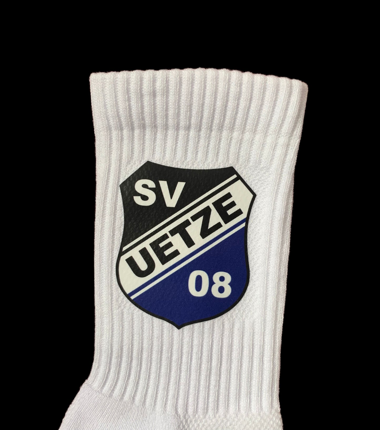 SV Uetze 08 Sportsocken weiß mit Logo