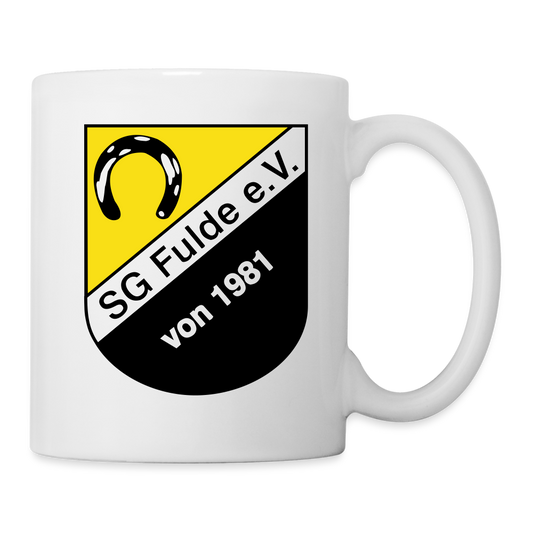 SG Fulde Tasse - Logo beidseitig - Weiß