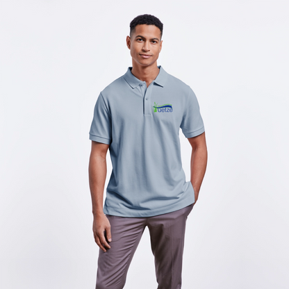 Naturbad Uetze Unisex Bio-Poloshirt - sky Blue
