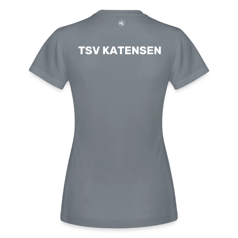 TSV Katensen JAKO Frauen Funktions-Shirt Run 2.0 (personalisierbar) - Grau