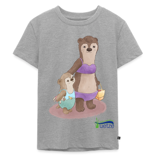 Naturbad Uetze Kinder T-Shirt "Ottermama" (98-140) - Grau meliert