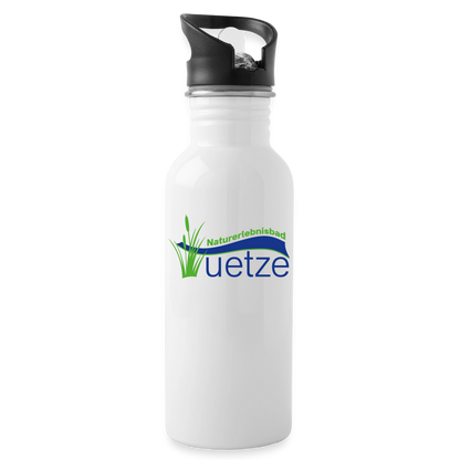 Naturbad Uetze Trinkflasche 600mL - Weiß