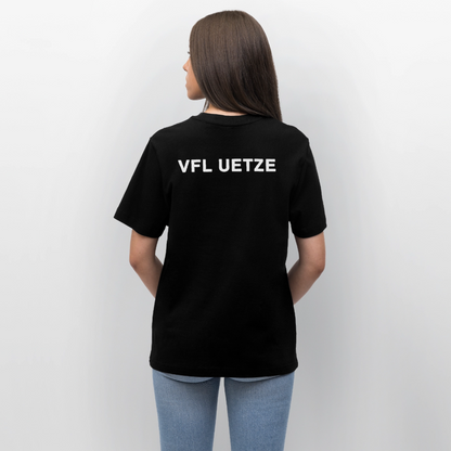 VfL Uetze Relaxed Fit Unisex Bio-T-Shirt (schwer) - Schwarz