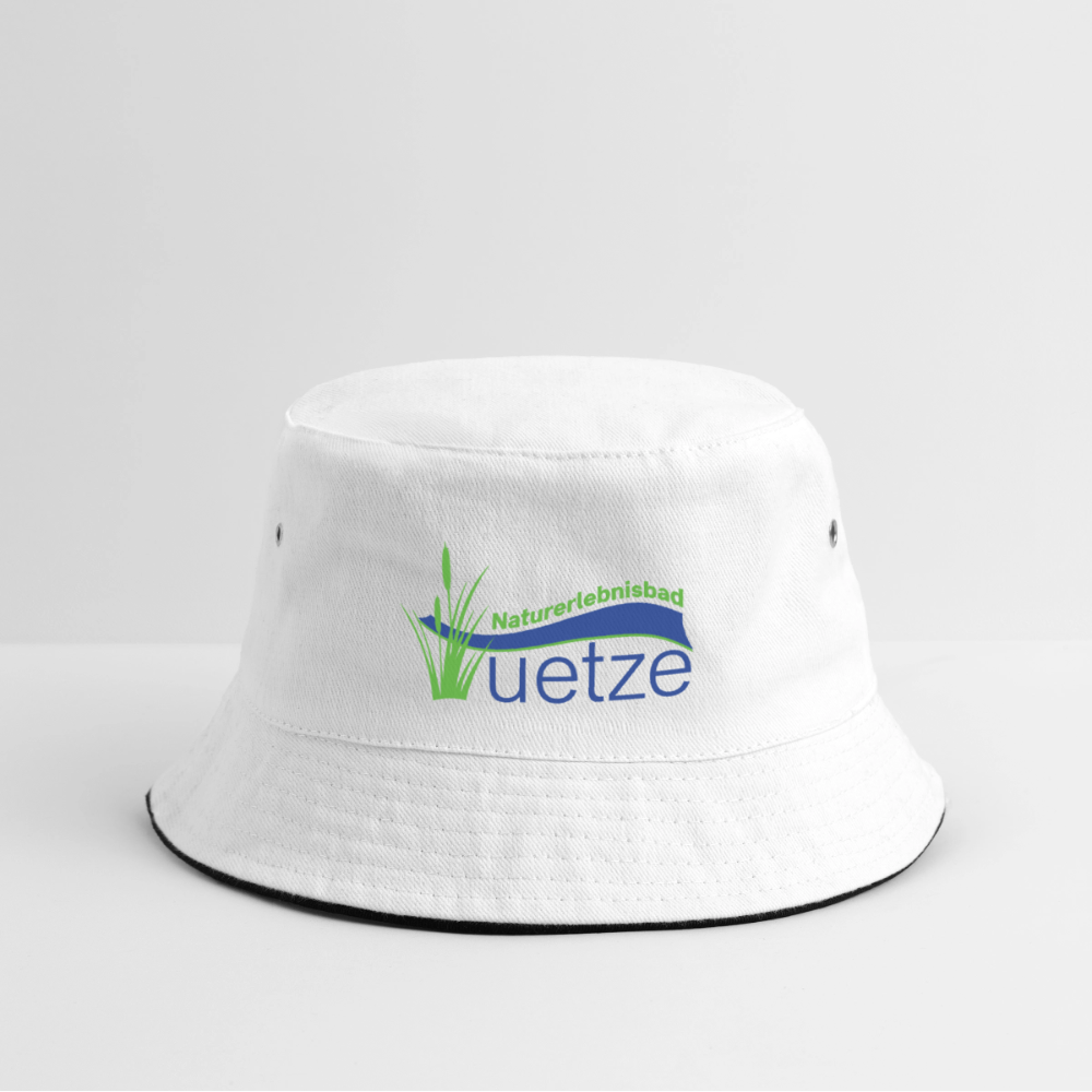 Naturbad Uetze Fischerhut - Weiß/Navy