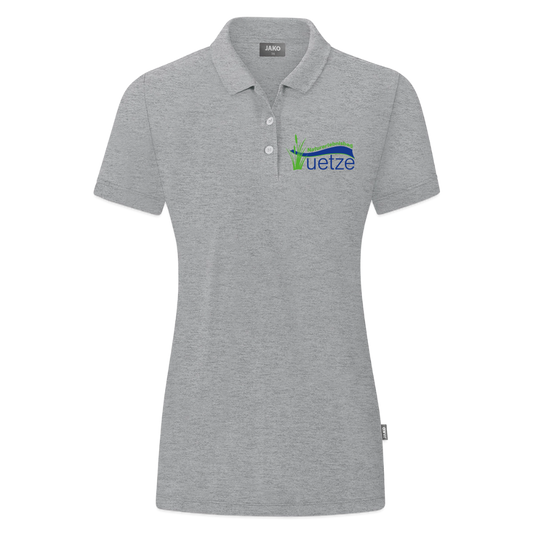 Naturbad Uetze JAKO Damen Bio-Poloshirt - Grau meliert