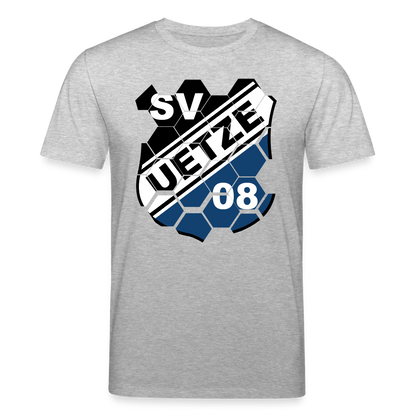 SV Uetze 08 Unisex Bio-T-Shirt "Waben" - Grau meliert