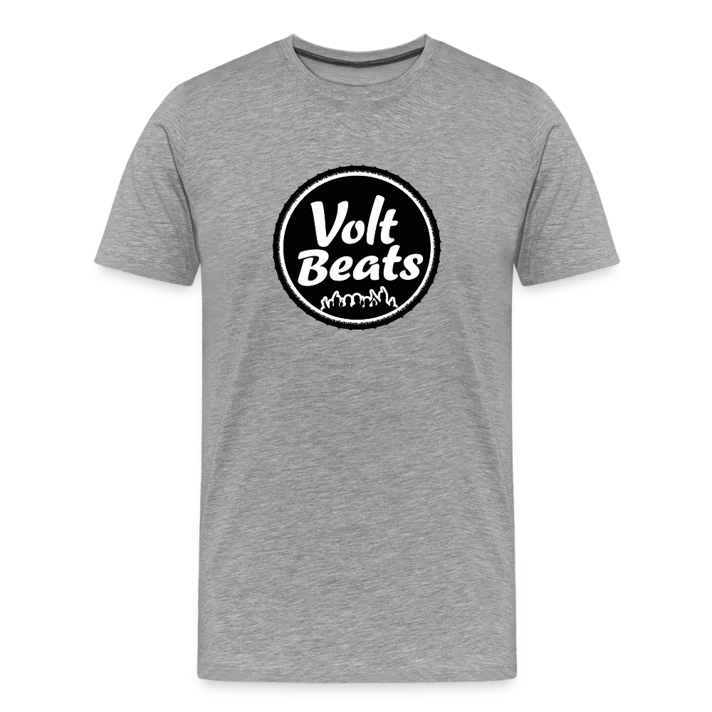 Volt Beats unisex Premium T-Shirt - Grau meliert