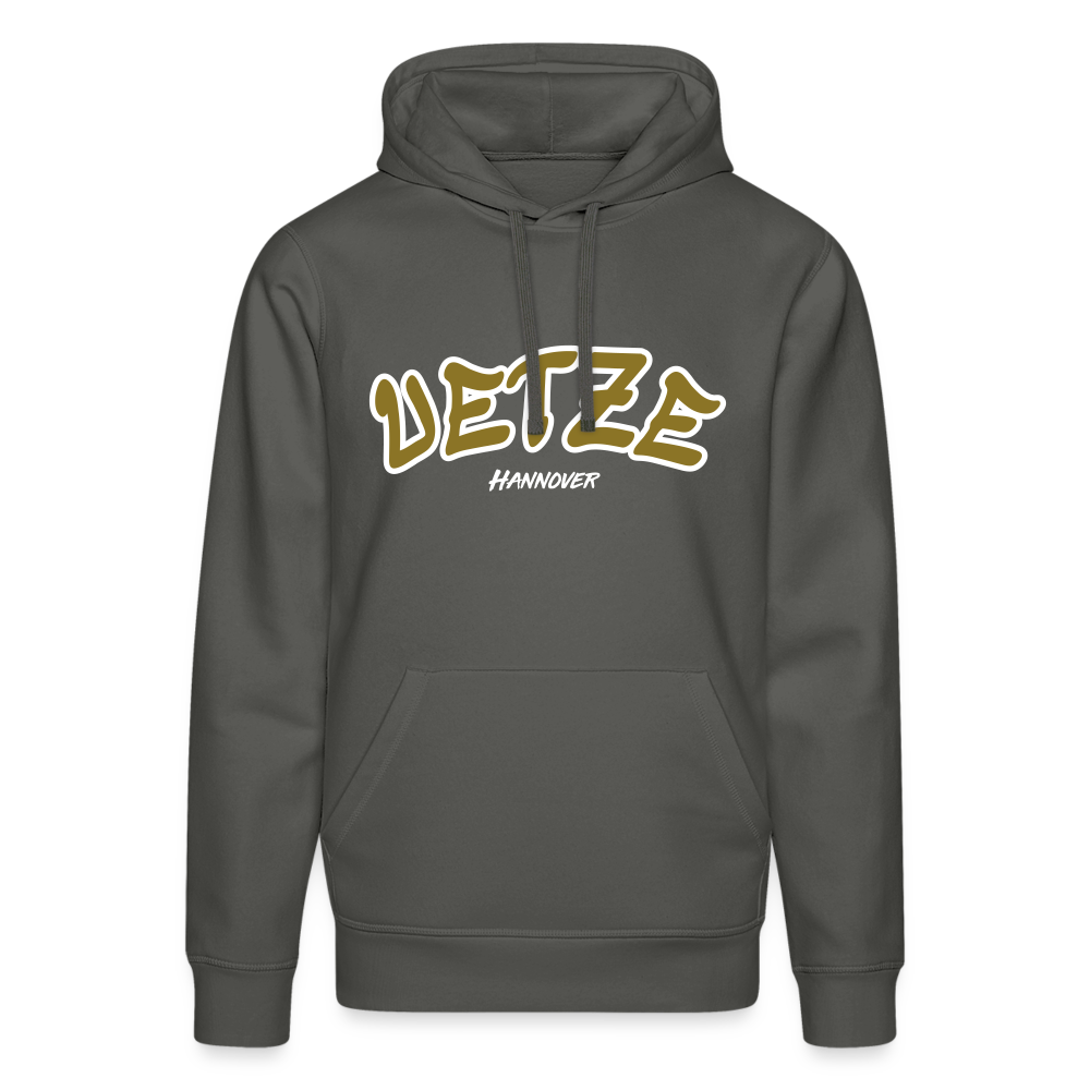 Uetze Hannover Gold Unisex Bio-Hoodie Flex - Anthrazit