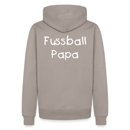 Fussball Papa - Wir sind ein TEAM Fulde Unisex Hoodie - Taupe