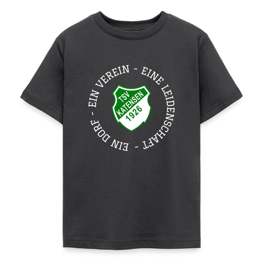 TSV Katensen Kinder T-Shirt "Ein Dorf" (Gr.134-164) - Dunkelgrau