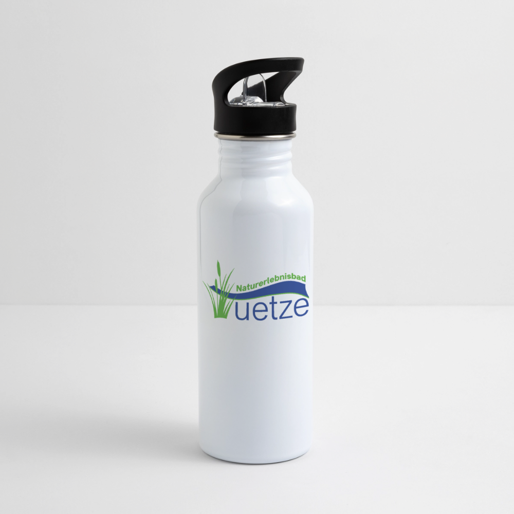 Naturbad Uetze Trinkflasche 600mL - Weiß