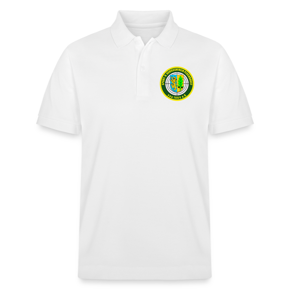 SSV Plockhorst Unisex Bio-Poloshirt - Weiß