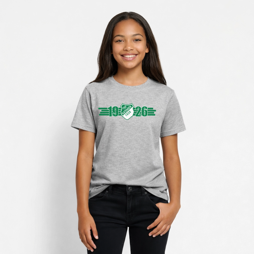 TSV Katensen Kinder T-Shirt "1926" (Gr.134-164) - Grau meliert