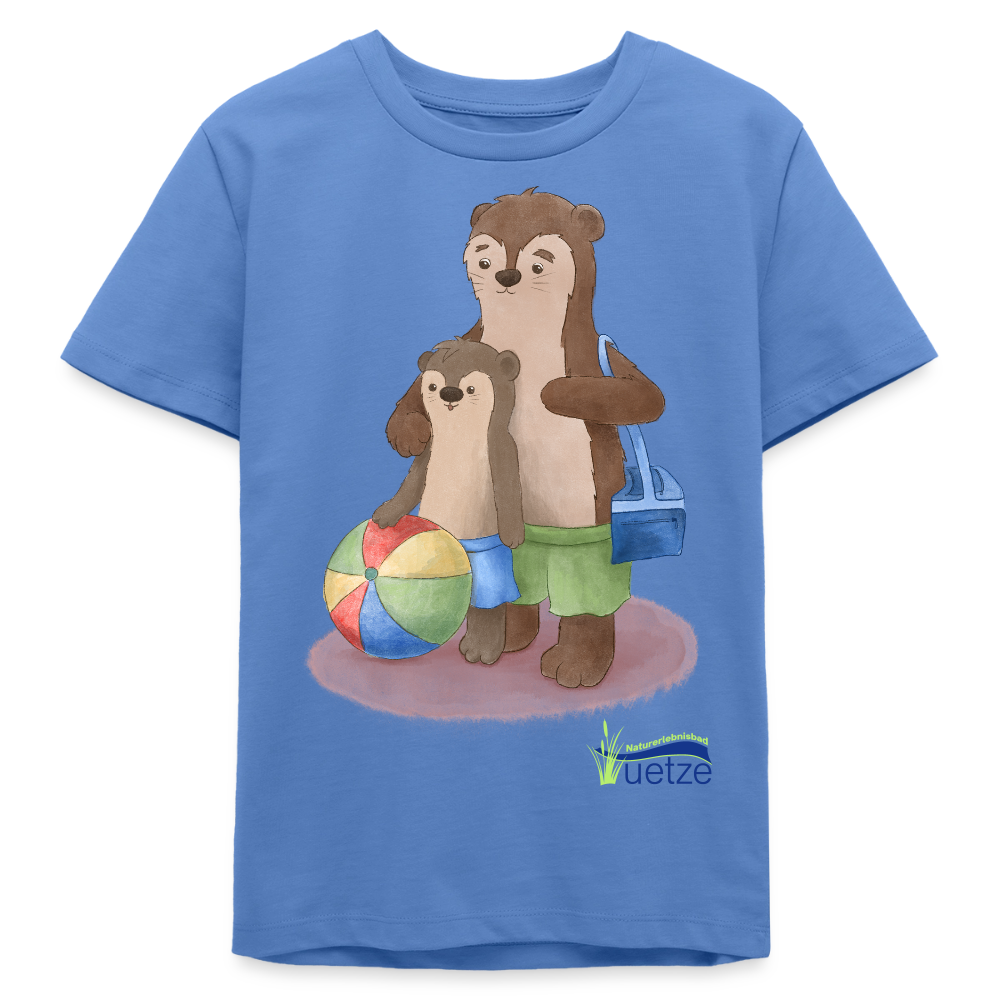 Naturbad Uetze Teenie-T-Shirt "Otterpapa" (134-158) - Blau