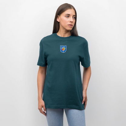 VfL Uetze Relaxed Fit Unisex Bio-T-Shirt (schwer) - Dunkles Petrol