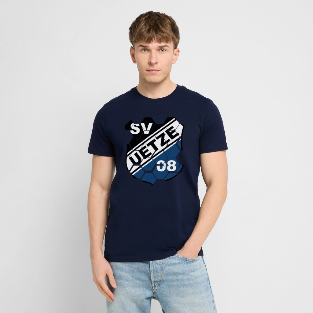 SV Uetze 08 Unisex Bio-T-Shirt "Waben" - Navy