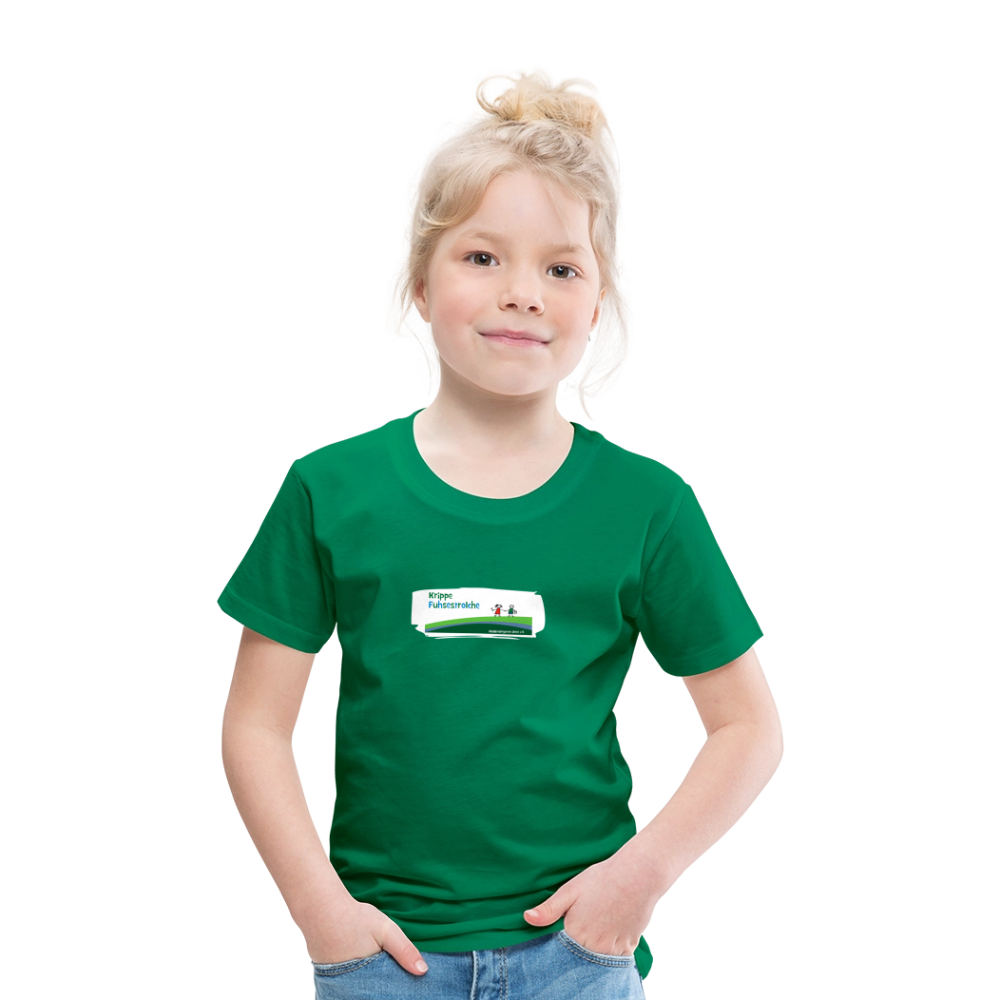 Waldkindergarten Uetze Krippenlogo Kinder Premium T-Shirt - Kelly Green