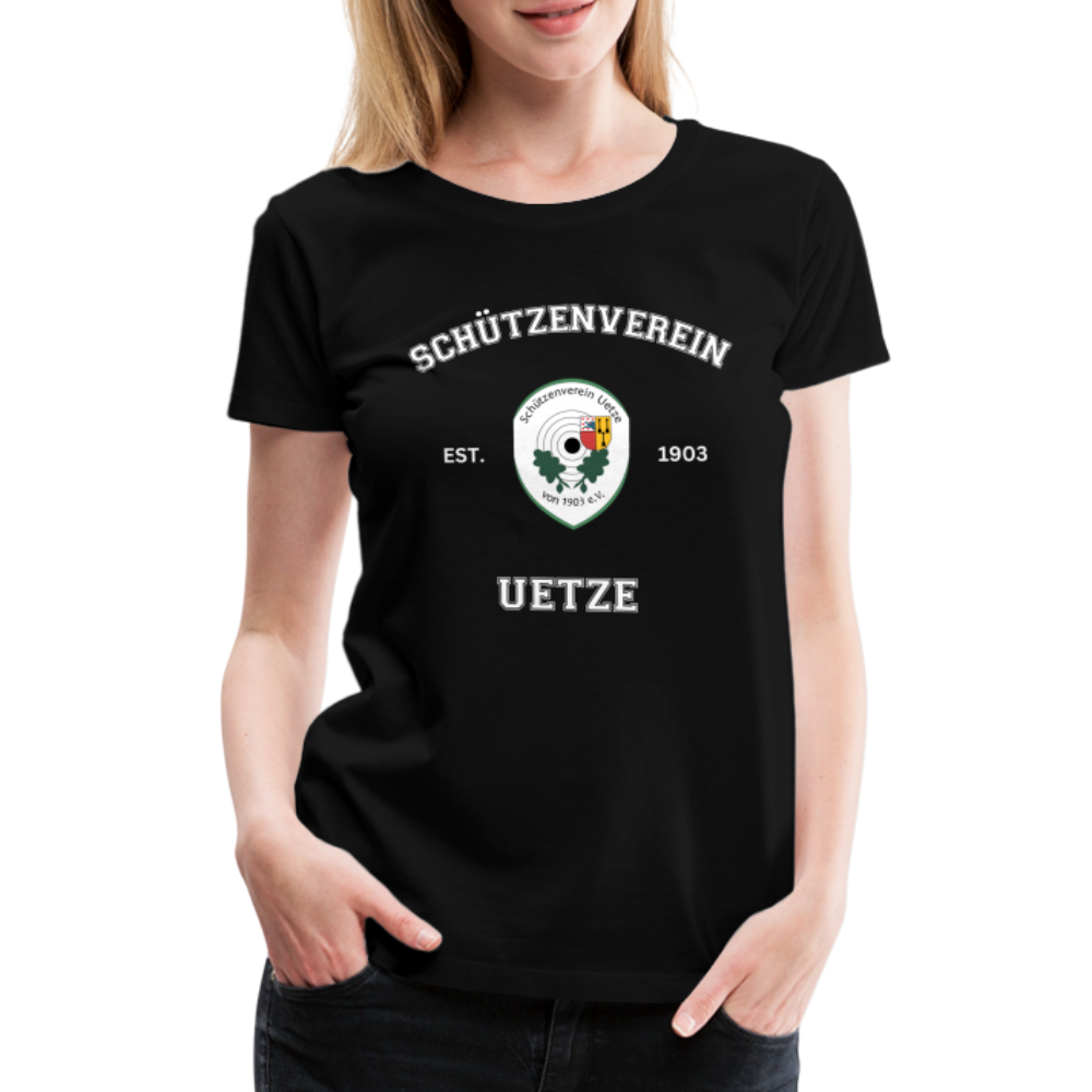 Schützenverein Uetze Frauen Collage T-Shirt - Schwarz