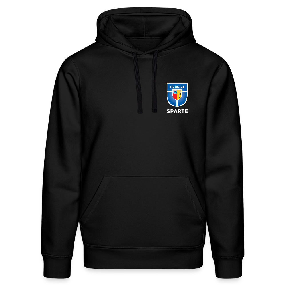 VfL Uetze Premium Hoodie personalisierbar - Schwarz