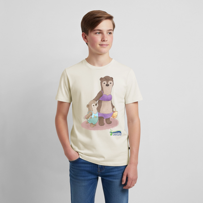 Naturbad Uetze Teenie T-Shirt "Ottermama" (146-164) - Naturweiß