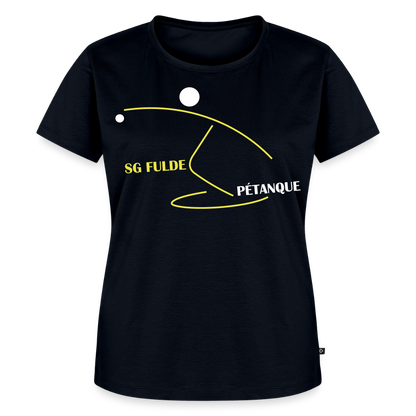 SG Fulde Petanque Frauen Premium T-Shirt flex - Navy