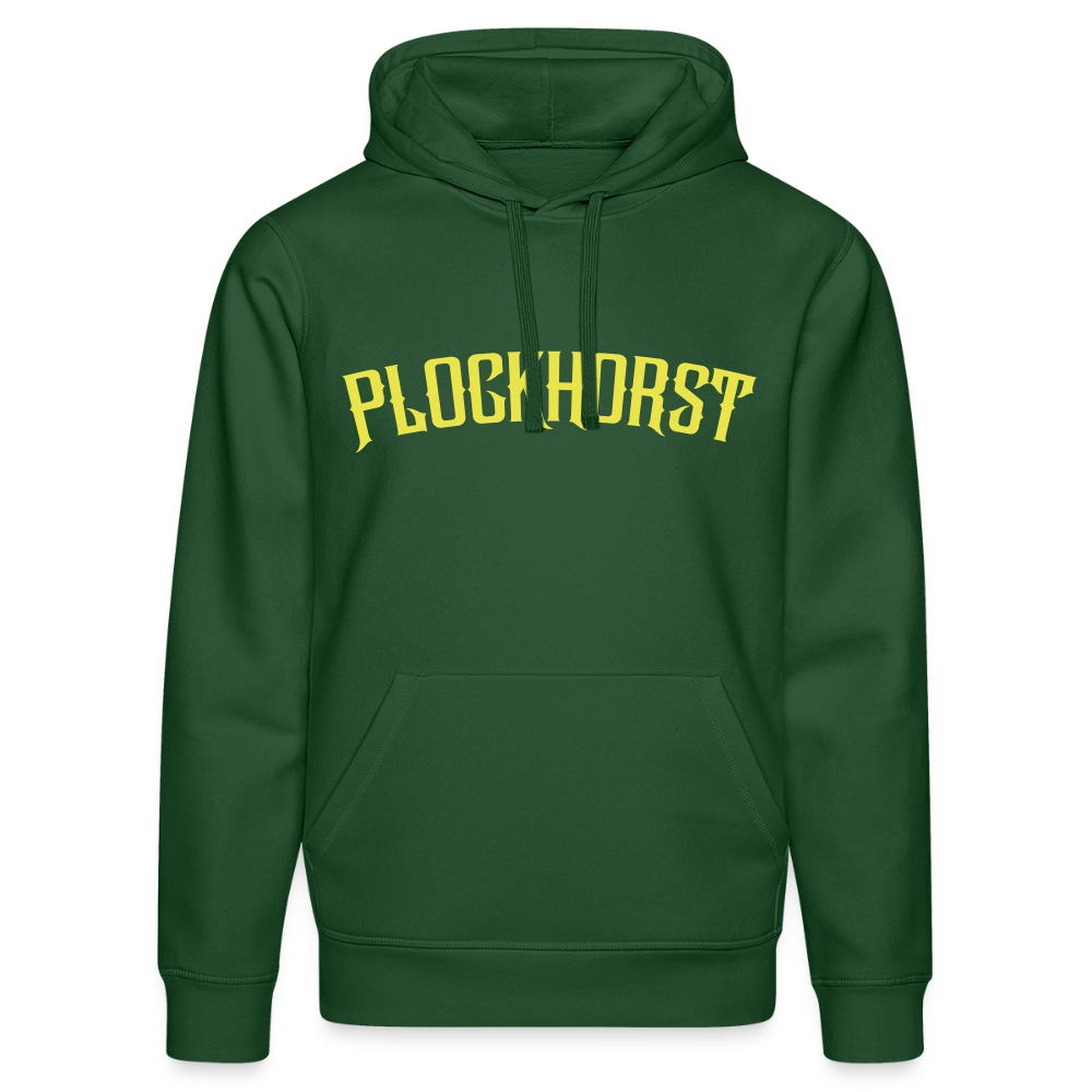 Plockhorst Unisex Bio Hoodie flex - Flaschengrün