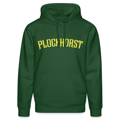 Plockhorst Unisex Bio Hoodie flex - Flaschengrün
