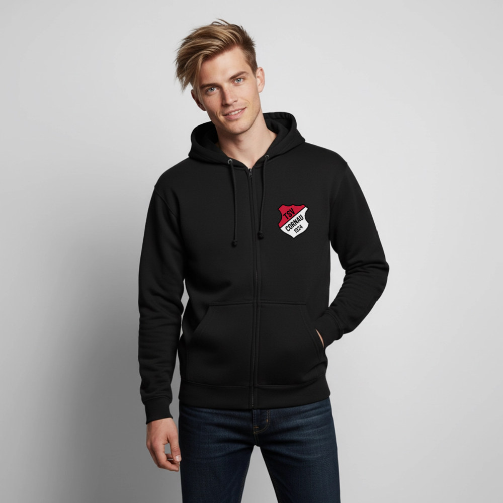 TSV Cornau Kapuzenjacke Logo flex - Schwarz