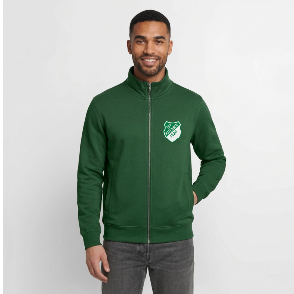 TSV Katensen Unisex Bio-Zip Sweatshirt - Flaschengrün