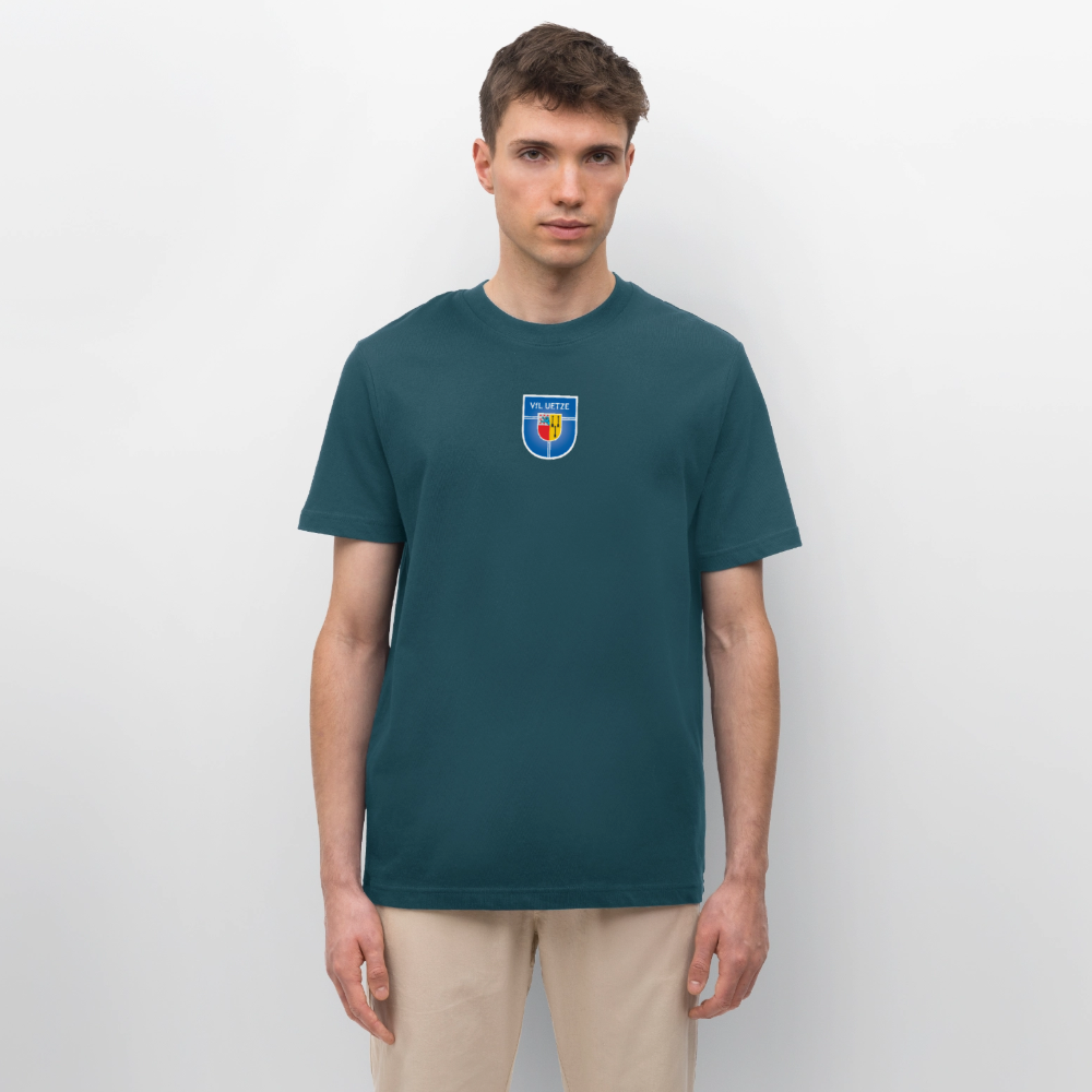 VfL Uetze Relaxed Fit Unisex Bio-T-Shirt (schwer) - Dunkles Petrol
