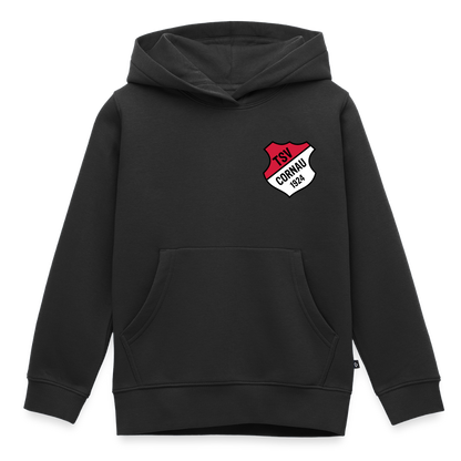 TSV Cornau Kinder Premium Hoodie Logo flex - Schwarz