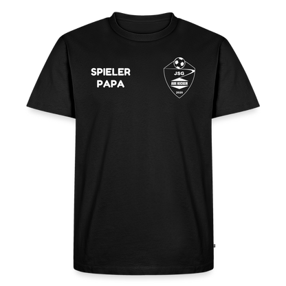 JSG Aue Kicker Spieler Papa Unisex T-Shirt - Schwarz