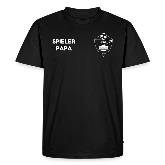 JSG Aue Kicker Spieler Papa Unisex T-Shirt - Schwarz
