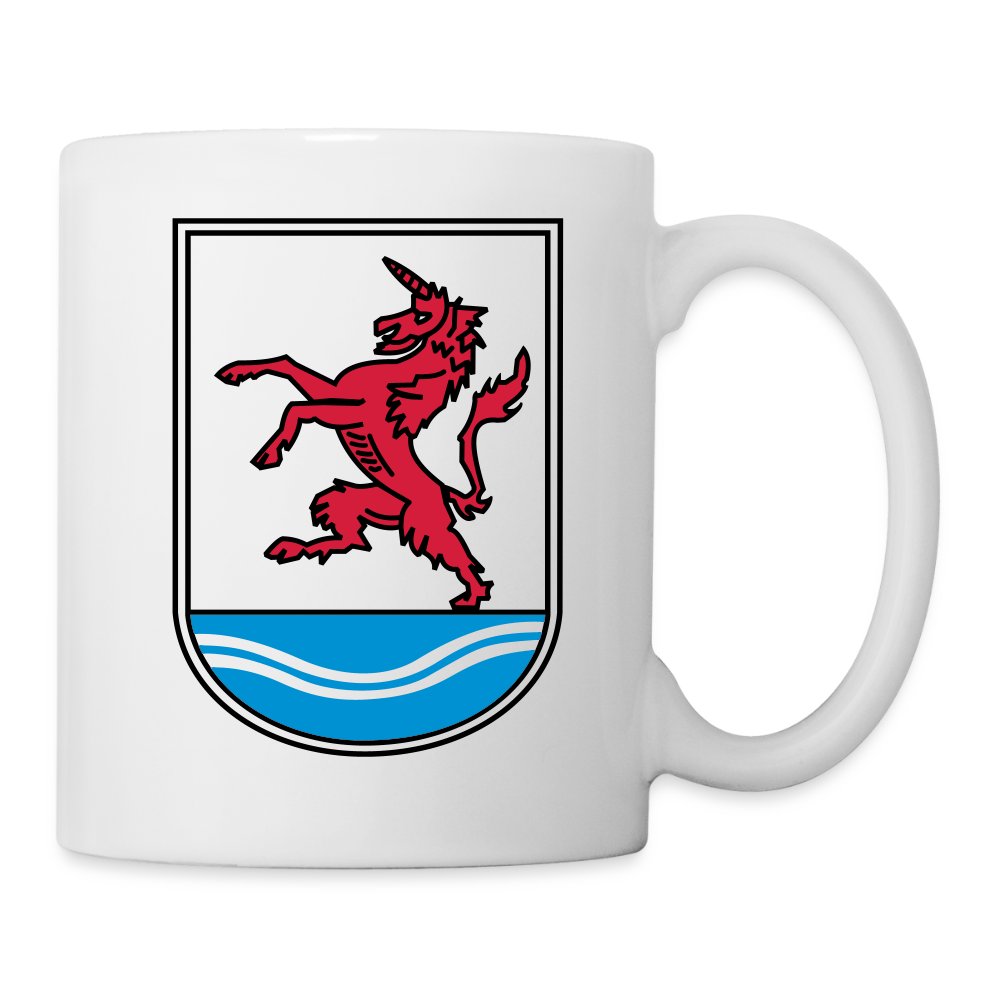 Knesebeck Tasse Logo beidseitig - Weiß