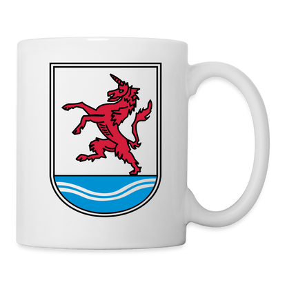 Knesebeck Tasse Logo beidseitig - Weiß